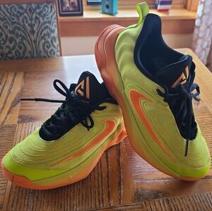 Nike Kids Sneakers - Neon Green and Orange